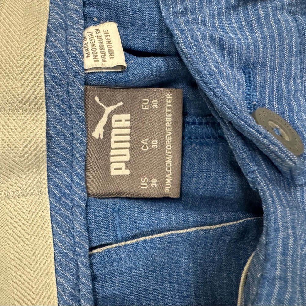 Puma Men’s Blue Golf Shorts - Picture 3 of 3